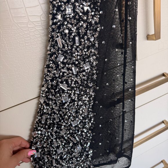 ✨ Carli Bybel x Missguided FULL SET embellished pants / bandeau top / choker✨ - Picture 5 of 7